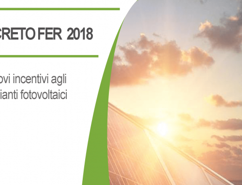 DECRETO FER | Nuovi incentivi agli impianti fotovoltaici